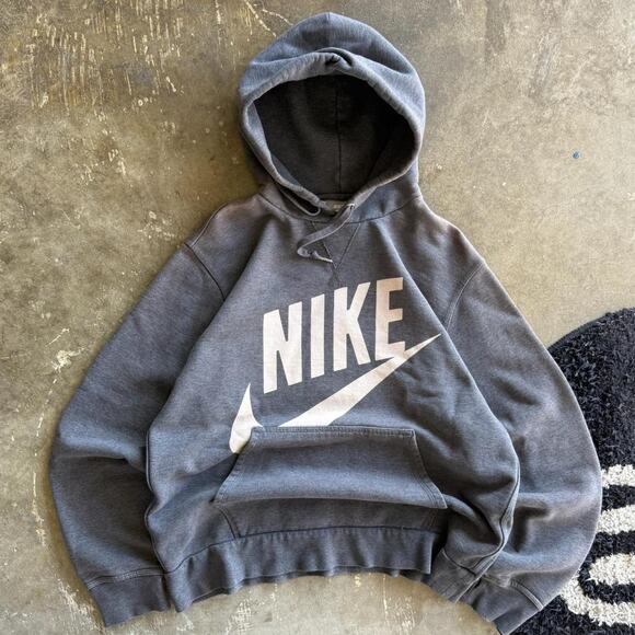 Y2K Vintage Nike Spellout Hoodie - Picture 1 of 6